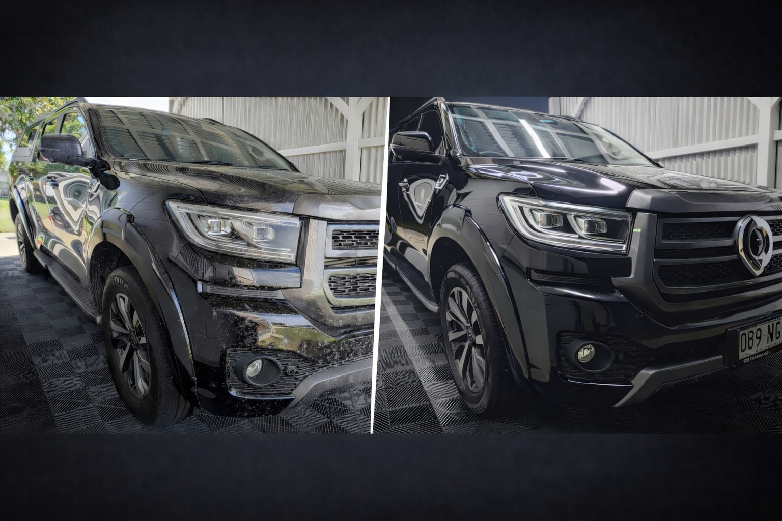 Before and after detail — Premo Detailing Bowen